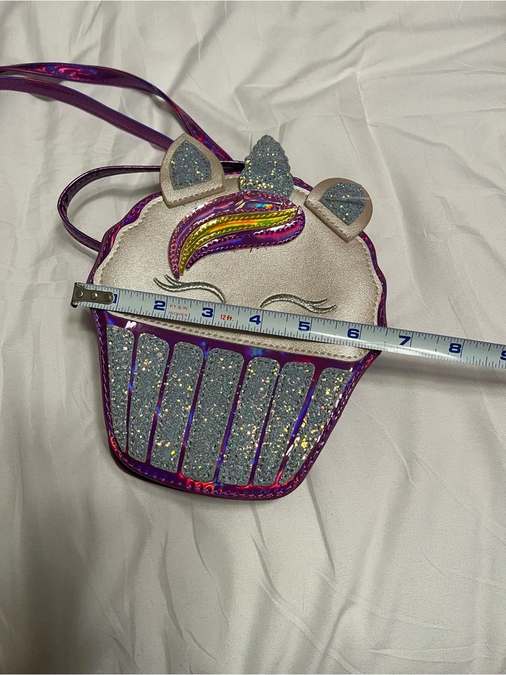 Small unicorn cupcake girls purse #4